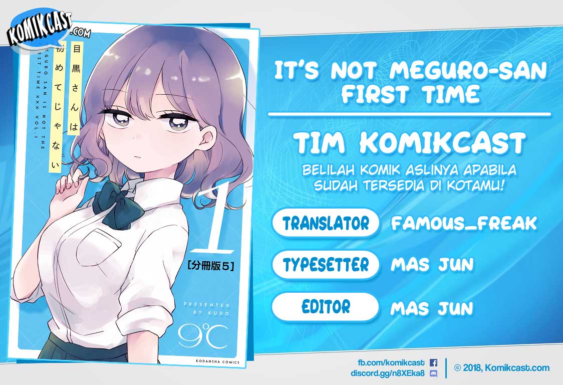 It’s Not Meguro-san’s First Time Chapter 09 Bahasa Indonesia